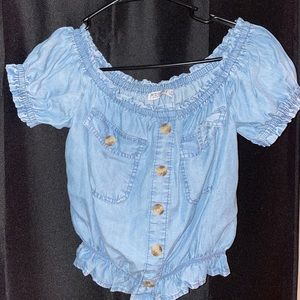 Arizona denim crop top!